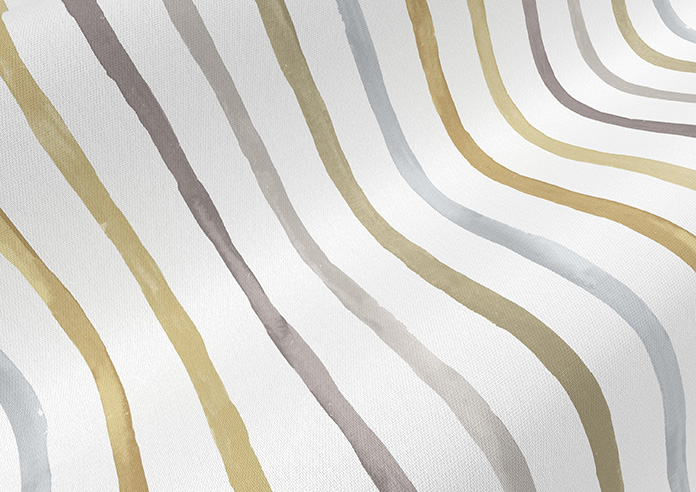 Vintage Stripe, Gold Coast - Roman Blind - Image 4